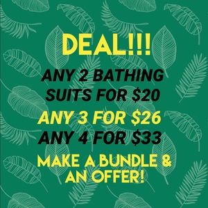 BATHING SUIT SALE!!!